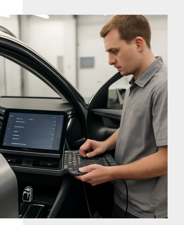 Русификация мультимедиа автомобилей Lynk Co в Дубне